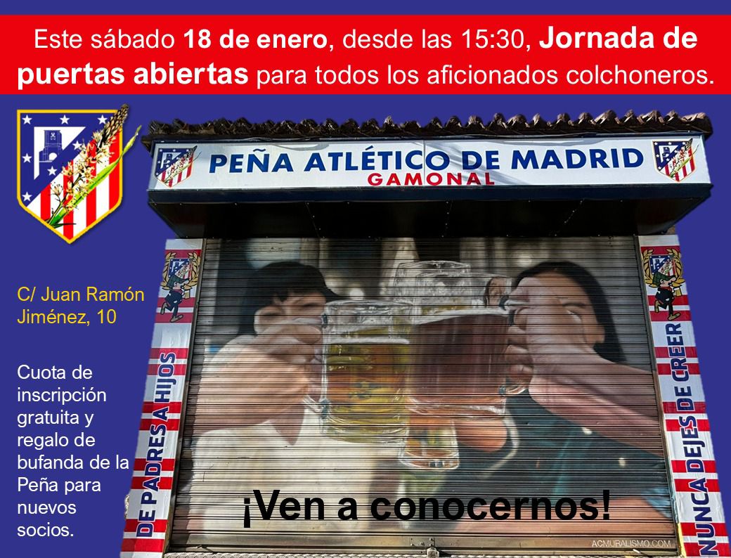 ATM_Gamonal's tweet photo. Ven y hazte socio de esta gran familia, la PEÑA GAMONAL de Burgos https://t.co/EMocjLsPi7