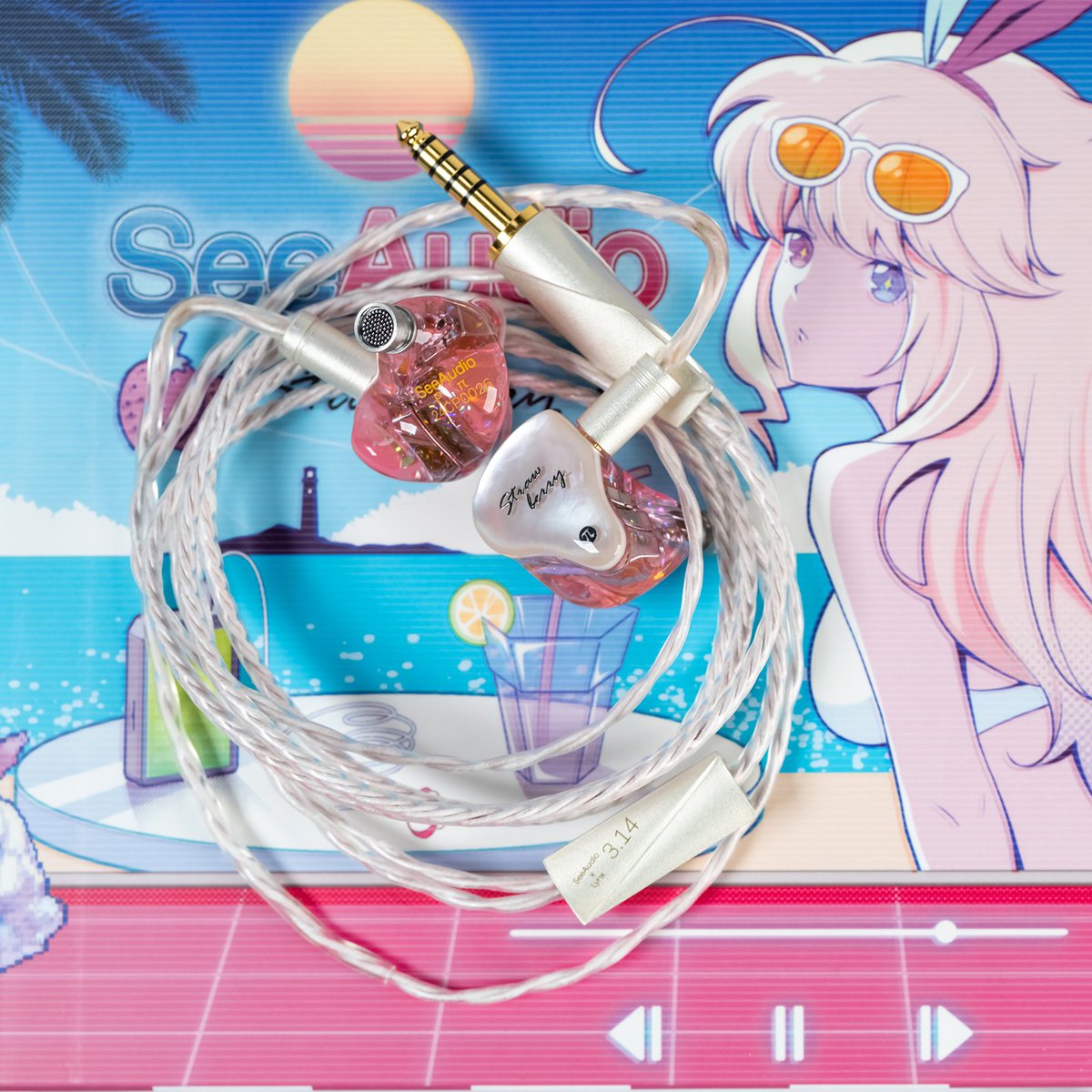 SeeAudio Strawberry PI (π)🍓🍓 構成は片側 6BAで計 12BA🎧 購入