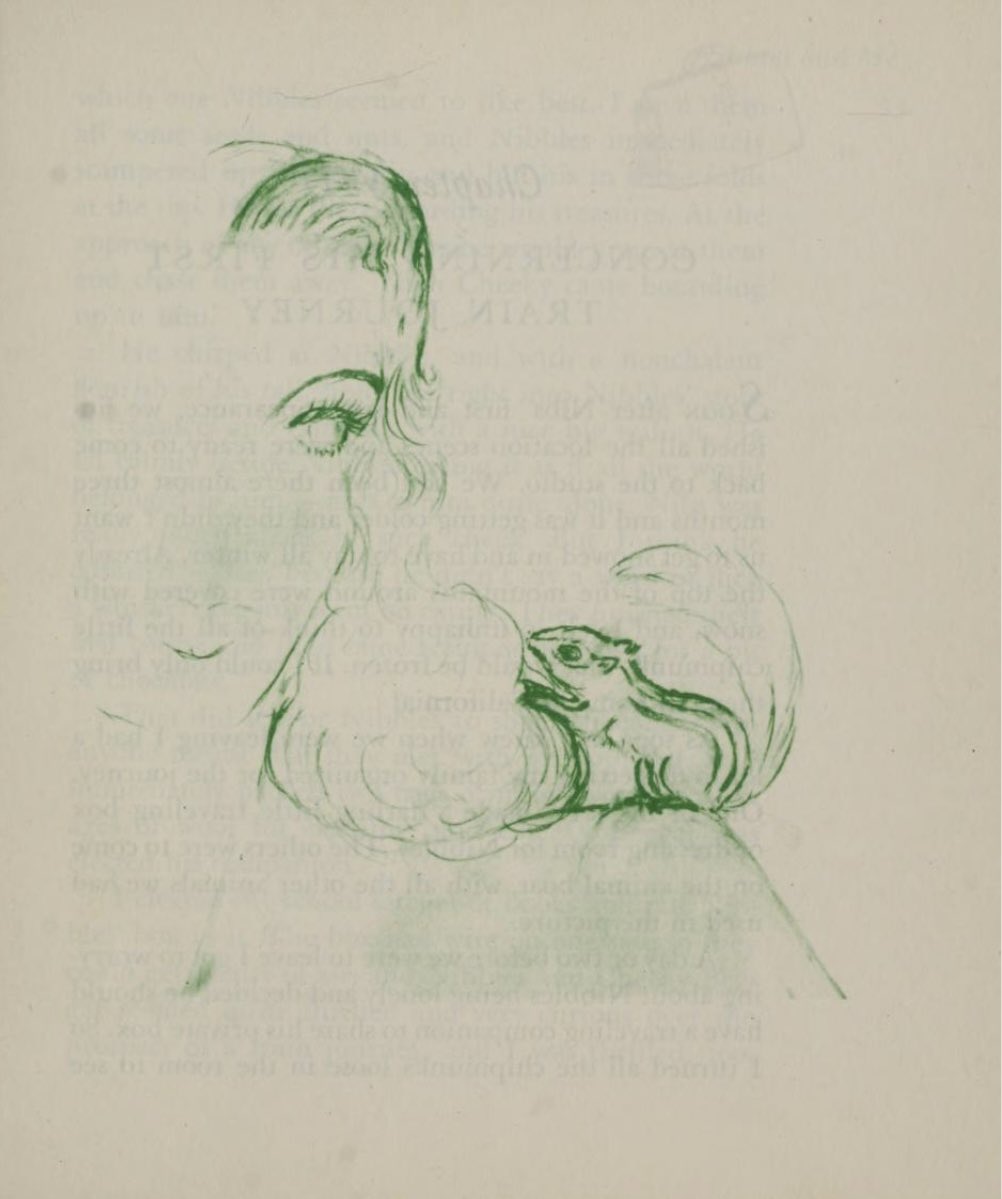 WeirdlandTales's tweet image. In 1946, a fourteen-year-old Elizabeth Taylor wrote and illustrated NIBBLES AND ME, a book about her pet chipmunk. The book must have meant something to her, as she renewed the copyright in 1974 and re-published the book in 2002, with additional drawings and an introduction.