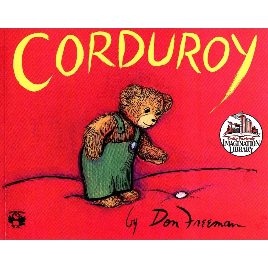 Introduce your child to Don Freeman's classic story about a little brown bear wearing green overalls. It's the perfect read-aloud! #DollysLibrary