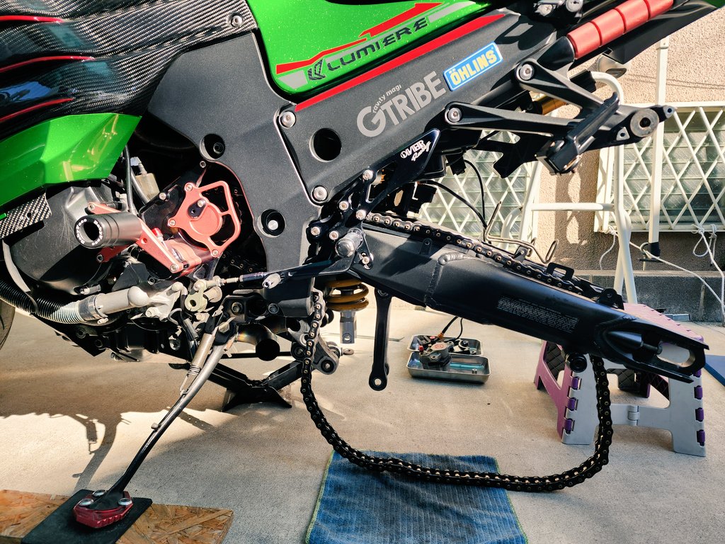 DM44074871's tweet photo. 再チャレンジで外せました😁
#ZX14R
#ZEROPOINTSHAFT 
#ZEROPOINTLINK https://t.co/wTCfBg4MjI