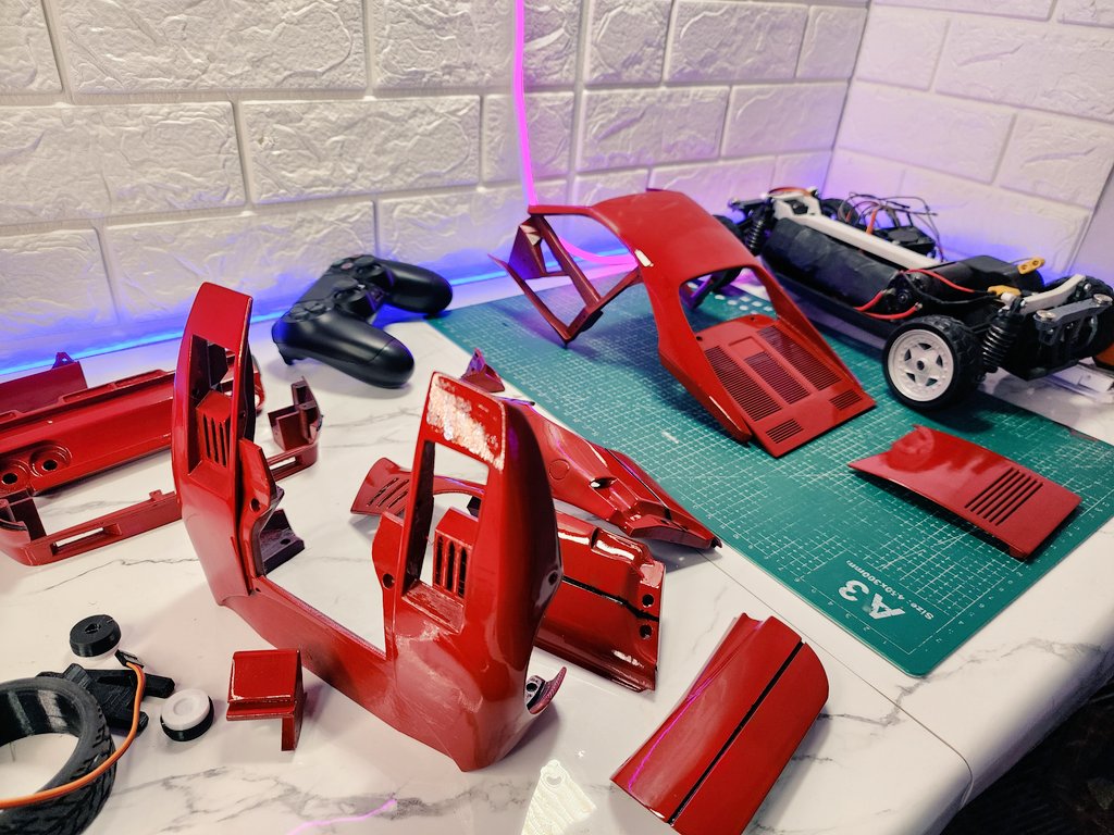 RaBrosRC's tweet photo. Some progress 
--------------------------
#RaBrosRc #rc #rccars #rcoffroad #rccarsonline #3DPrintedRC 
#3dprinter #3dprinted #3dprinting #3dart #art #artgallery #artist #voron2 #creality3d #blender3d #blender #zbrush #cults3d #cults3d https://t.co/fDzmqxhw9U
