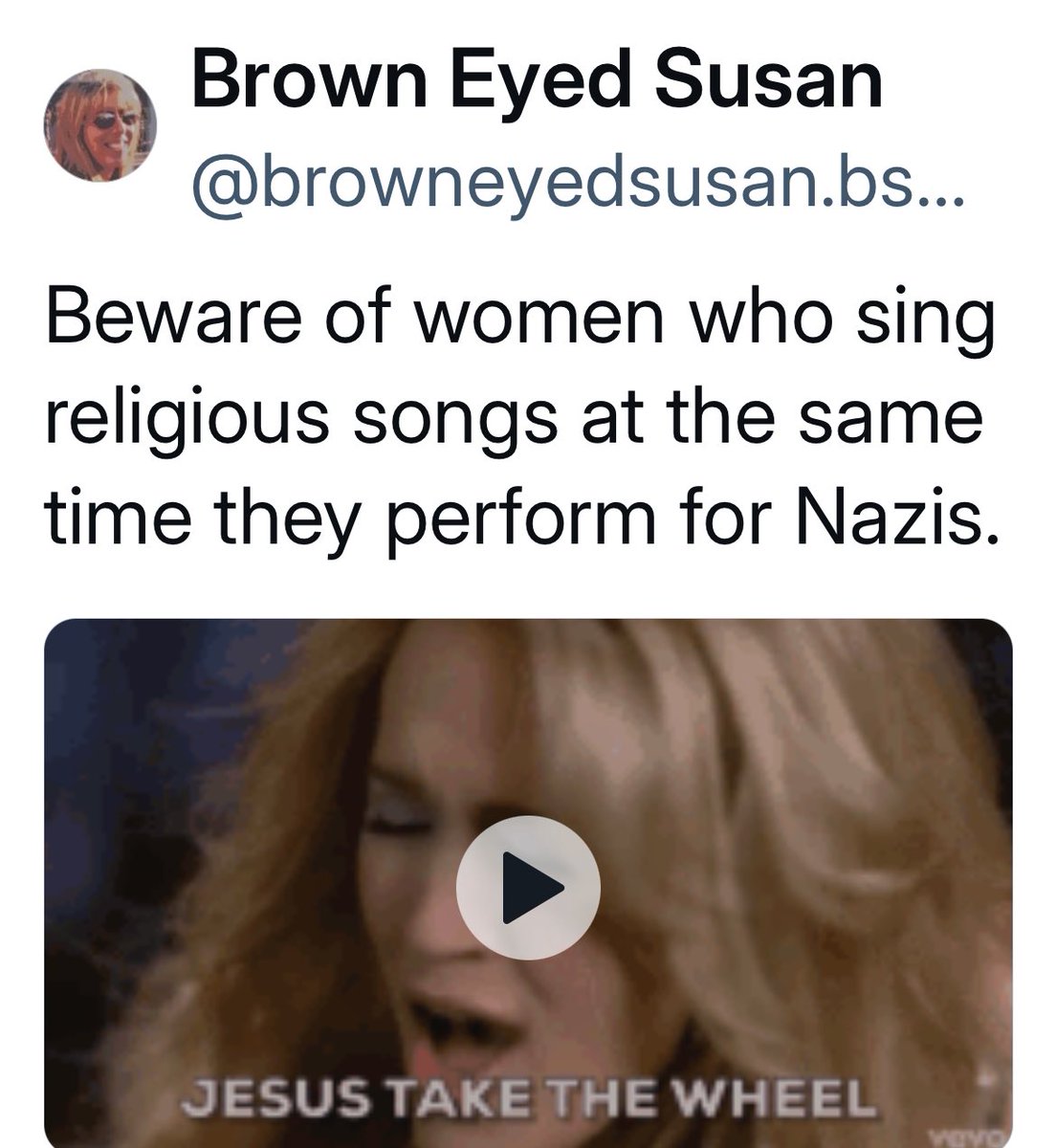 dollymad1812's tweet photo. @PopCrave @carrieunderwood shills for Nazi rapists! 
How Christian of her! https://t.co/hAPipS3xGh