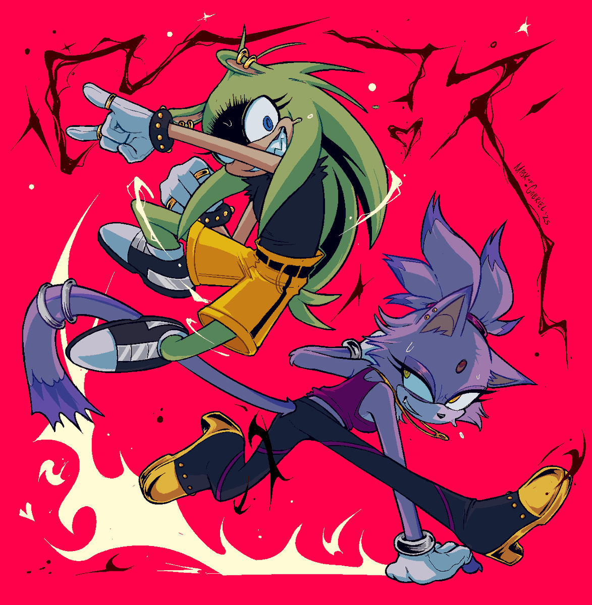 Sparring Partners #blazethecat #surgethetenrec