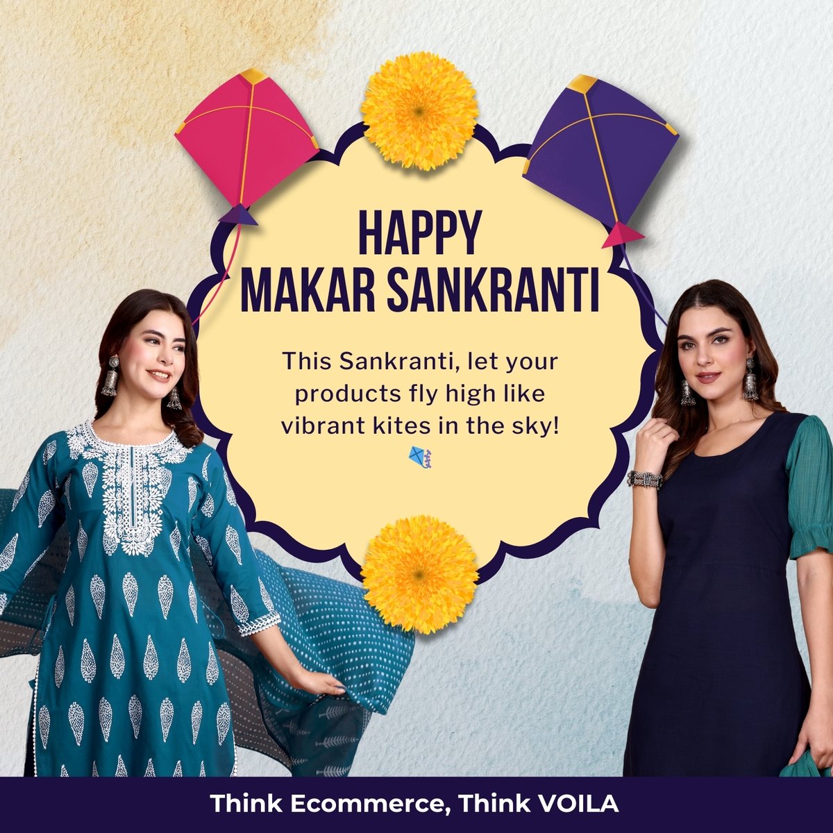 StudioVoila's tweet photo. This Makar Sankranti, let your brand visuals shine as brightly as the festive sky. VOILAStudio wishes you success and creativity all year long!

#VoilaStudio #makarsankranti #happymakarsankranti2025 #EcommercePhotography #ecommercephotoshoot https://t.co/HbyYmLzooZ