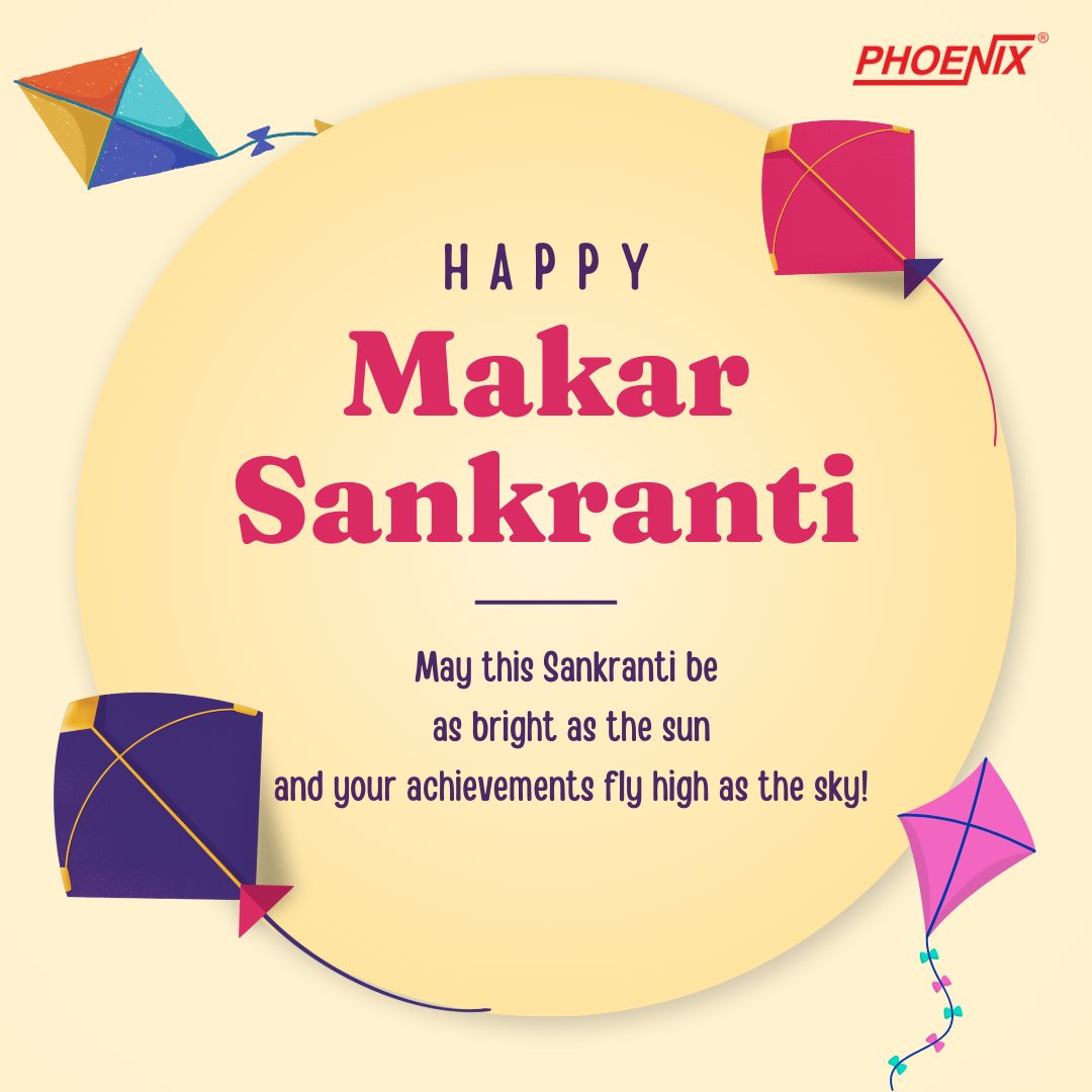 Phoenix_Nitiraj's tweet image. Happy Makarsankranti!  

#happymakarsankranti #makarsankranti #nitirajengineersltd #phoenix