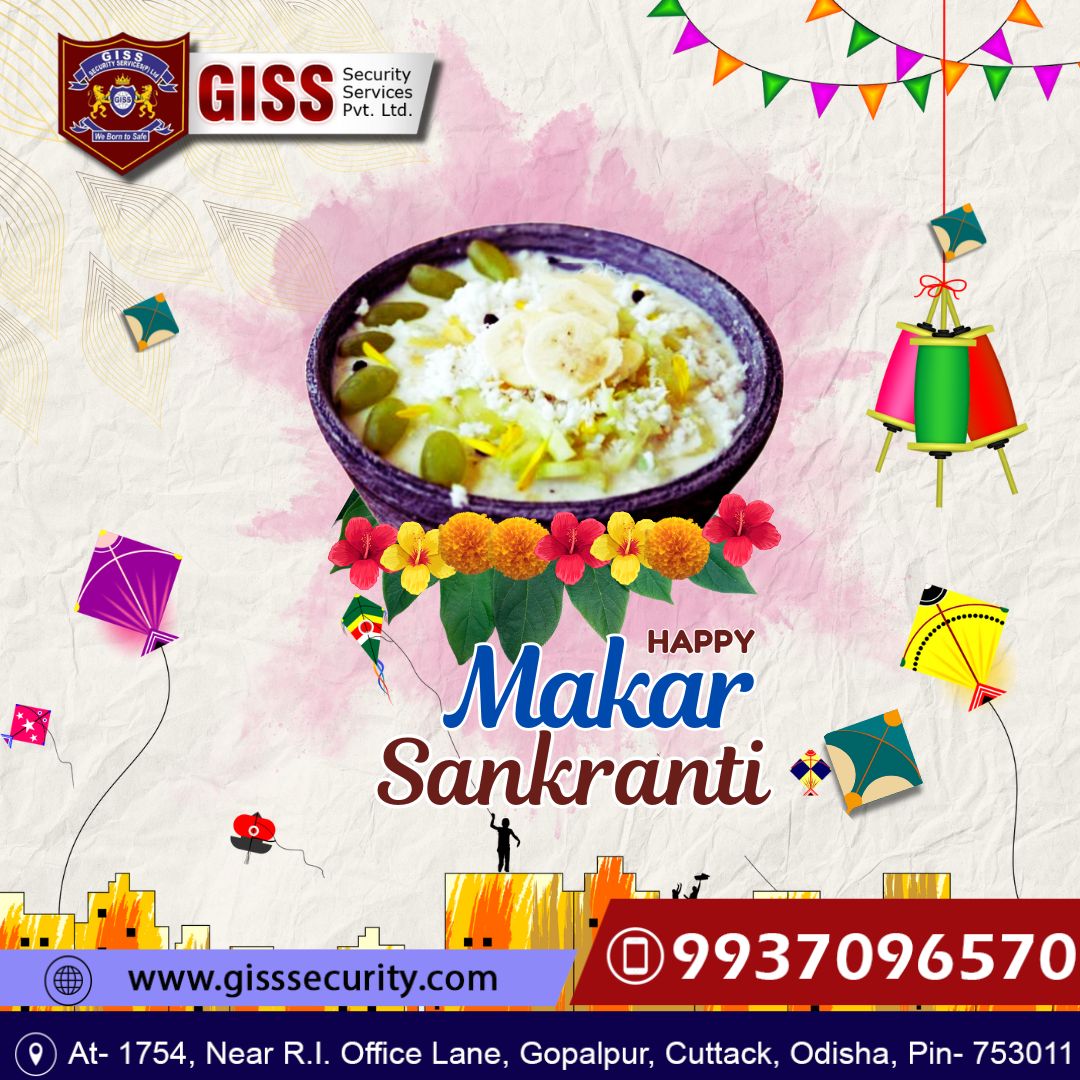GissLtd's tweet photo. This Makar Sankranti, may your life soar as high as the kites in the sky! GISS SECURITY SERVICES PVT LTD extends warm wishes to you and your loved ones for a festival filled with happiness, prosperity, and harmony. https://t.co/Xc2aa80Oo8