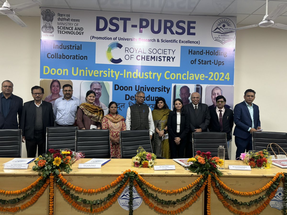himanidoon's tweet photo. Doon University organized an Industry Conclave-2024 (Connecting Academia with Industry) under DST-PURSE.
It was a great medium for the industry-academia interactio@doonuniversity @Pratishtha_DST @karandi65 @IndiaDST @SurekhaDangwal https://t.co/uUFj7rQWYc