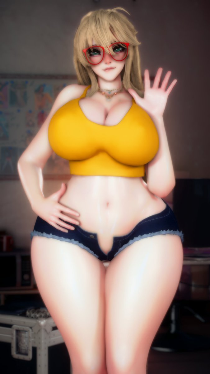 blazingsai's tweet photo. "Still not sure about these, but here’s another angle for you. 💛 What do you think? #RelaxedLook #JustMe" 
#Artessa #VirtaMate #VaM https://t.co/rJ8xpDjKXB