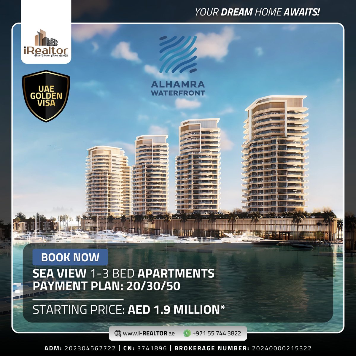 irealtorre's tweet photo. The Al Hamra Waterfront
#AlHamraVillage #DreamHome #BuyDubaiProperties #LuxuryApartments #InvestInProperty #UAEGoldenVisa #InvestinRAK #LuxuryLiving #iRealtorRealEstate #IslandLiving #LatestProperties #GlobalInvestors #LuxuryResidences #RasAlKhaimah #QualityLiving #SeaViewHome https://t.co/YtzrmcjdZ4