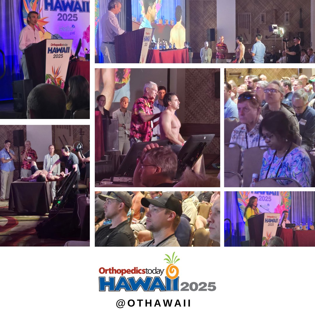 Day 2 at #OTHawaii is always a crowd favorite: #Shoulder Day! Attendees explored MRI interpretation, advanced imaging techniques, a live physical exam demonstration, and discussions on shoulder instability, rotator cuff and biceps, shoulder arthroplasty, elbow topics, and more!