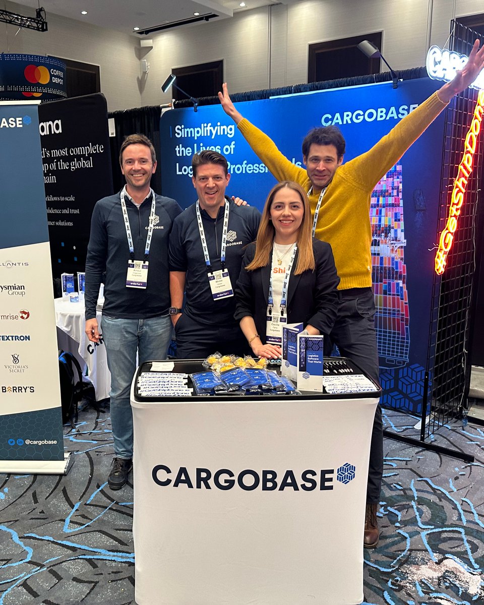 Cargobase's tweet photo. Throwback to @Manifest 2023 &amp; 2024, incredible events filled with insightful discussions &amp; opportunities to forge meaningful connections. Cargobase is an official sponsor of @Manifest 2025, held February 10th-12th at The Venetian, Las Vegas. We can’t wait to see you there! https://t.co/HIIESzCdLy