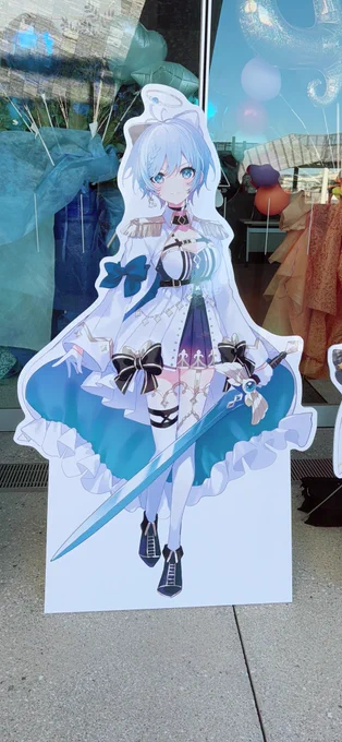 騎士少女さまのパネル!つやつやだった!顔が良かった!