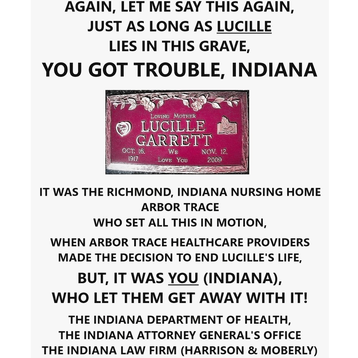 AFL52042243's tweet image. #ONEINDIANA / #PublicPosting / #INDY / #INDIANA /INDIANA GOV. MIKE BRAUN/ #PublicAwareness /What Is Indiana Known For? / #INDIANAPOLIS / #HOOSIERS /AG TODD ROKITA/ JW MARRIOTT INDIANAPOLIS/ #IndyStar 
__________________________________________________________
IT WAS YOU INDIANA,