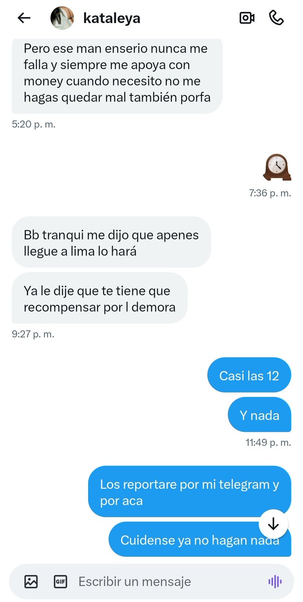 barbiedelaselva's tweet photo. QUIERO REPORTAR A ESTA CUENTA @kataley30918021 ES UN HOMBRE HACIENDOSE PASAR X CHICA PIDIENDO TRIO PARA HACER COMO COLABORACIÓN, SI LEEN EN SUS COMENTARIOS UN PAR DE USUARIOS LE PONEN Q NO SON SU FOTOS, OBVIAMENTE LE DIJE Q NO ES GRATIS, AGENDAMOS PARA MÑANA Y NUNCA MAS RESPONDIO https://t.co/RNGepOiNdg