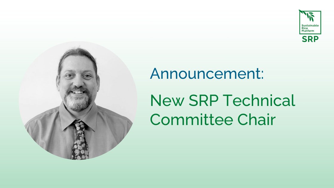 We are thrilled to welcome Russ Cullinane of CarbonFarm as the new Chair of the SRP Technical Committee!

With decades of expertise in sustainability, climate solutions &amp; rice carbon projects, Russ will drive SRP’s technical leadership forward.

Read more: bit.ly/4fXT7Jq
