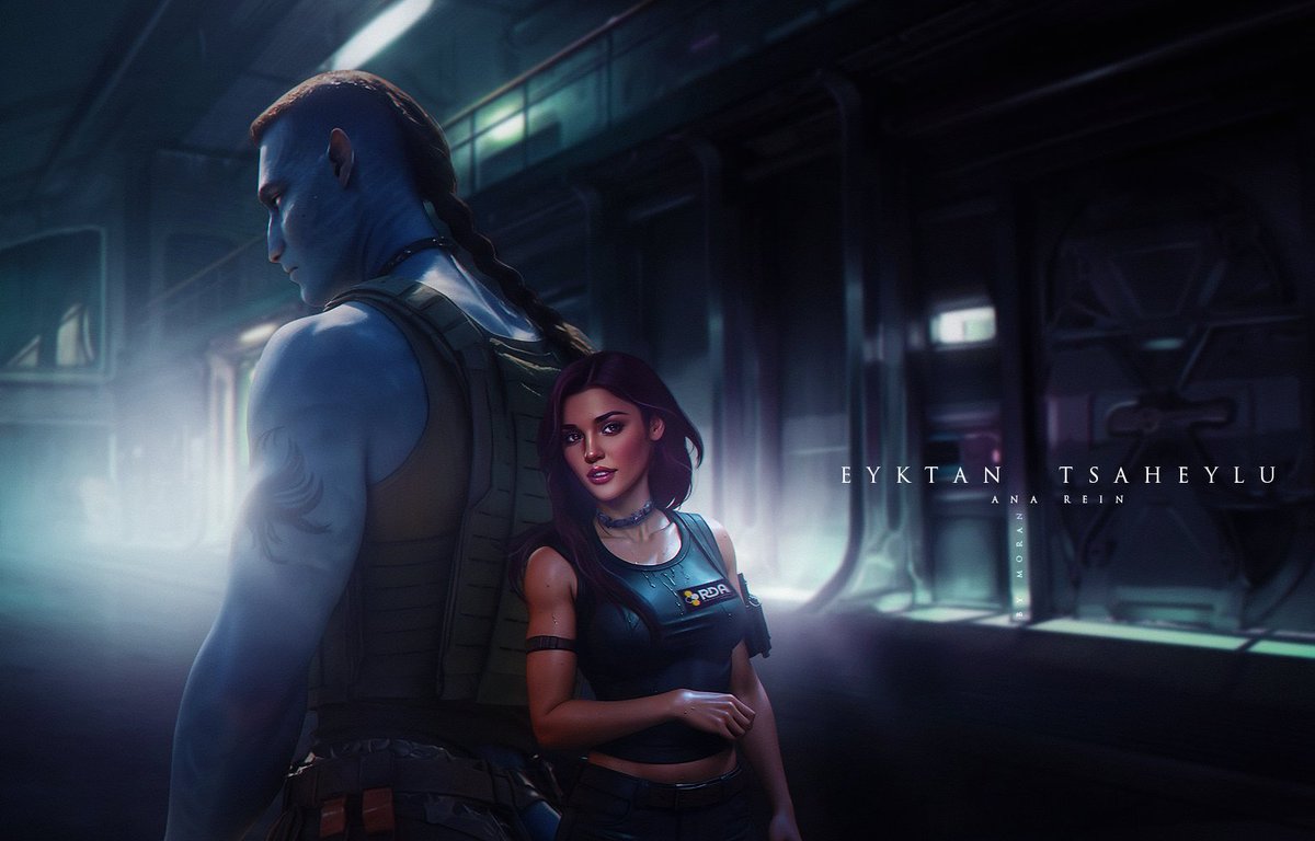 AlisaDozd82300's tweet photo. A big blue Cat and his little Mouse have penetrated the enemy's rear. Art for my fanfiction Eyktan Tsaheylu https://t.co/9my9Fj0DkI
#Quaritch #MilesQuaritch #colonelmilesquaritch #avatarOC #avatarashandfire #avatarthewayofwater #avatar #art #avatarfanart #avatar2 #jamescameron https://t.co/eqpokKPC1Z