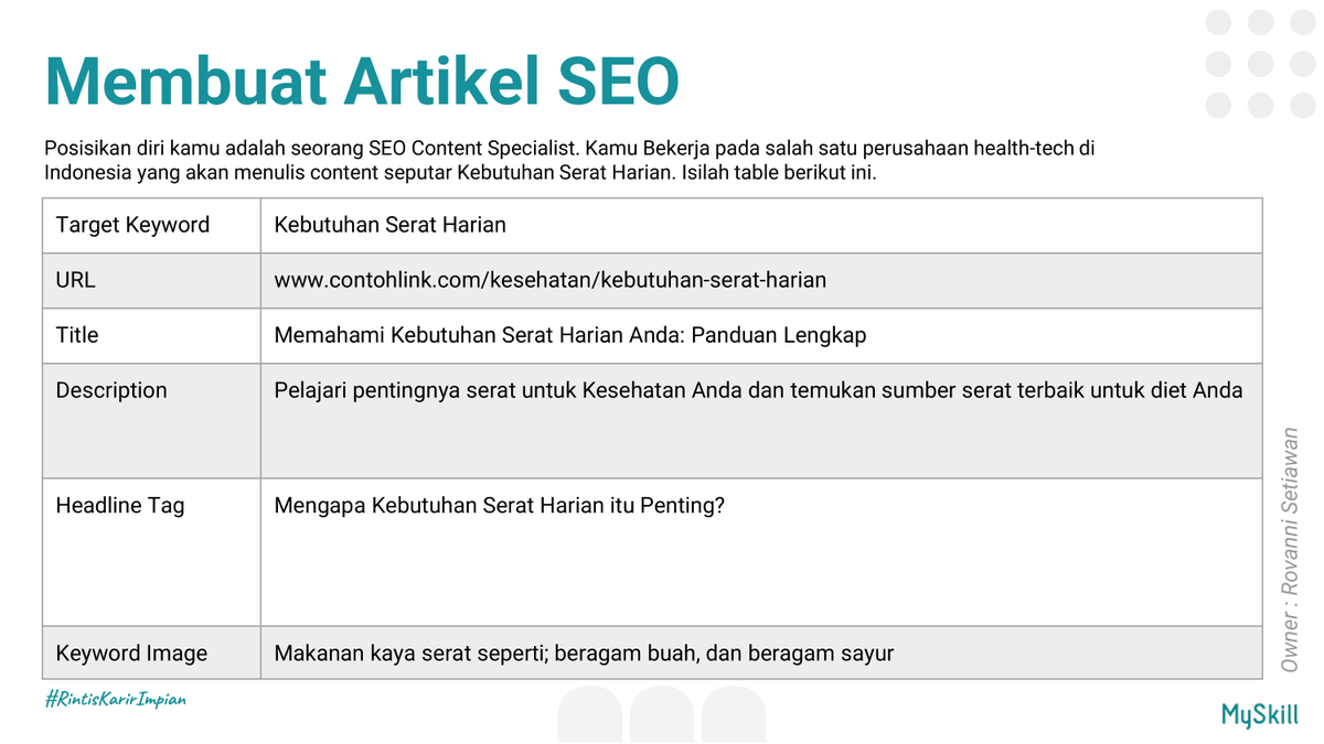 eb0nymeow's tweet photo. Hi!!>< Aku kemarin ikutan Short Class SEO &amp; Content Marketing bareng Kak Dzul Fiqram Nur di
@myskill_id 

Yuk, #RintisKarirImpian dengan cara ikutan Short Class di MySkill #learnatmyskill https://t.co/Rffyofiouw