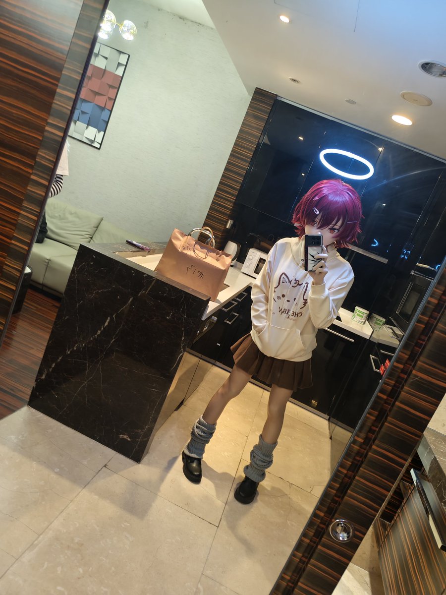 第一次来D，有点💕手忙脚乱💕了（
#着ぐるみ #kigurumi