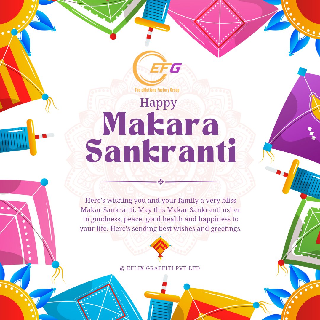 May this Sankranti bring new hopes, endless joy, and bountiful harvests into your life. Let's celebrate the spirit of togetherness, prosperity, and gratitude. 🌾☀️
Happy Sankranti to everyone! 🪁
#HappySankranti #MakarSankranti #HarvestFestival #GratitudeAndJoy #FestiveVibes
