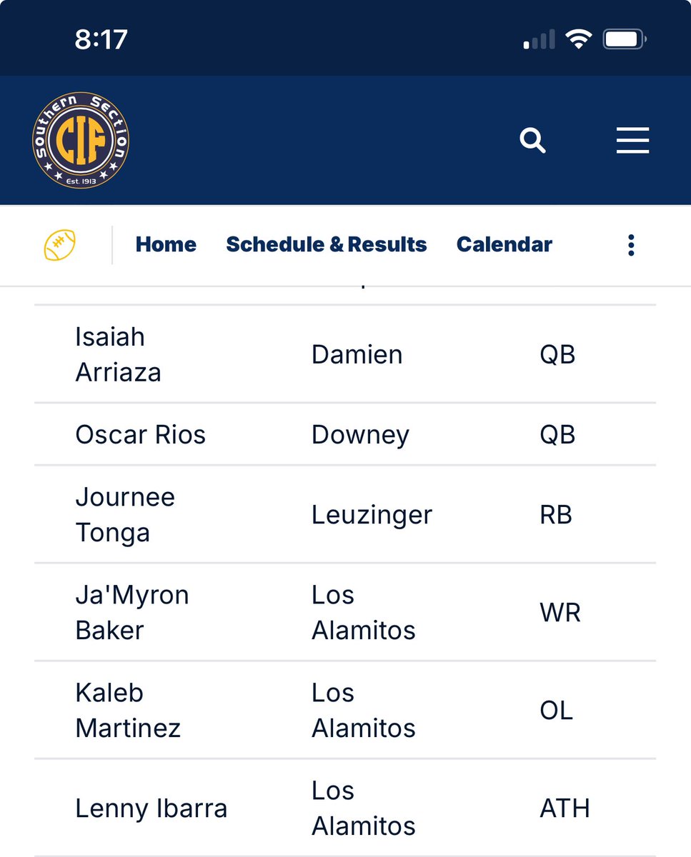 Congrats <a href="/LennyIbarra28/">Lenny Ibarra</a> <a href="/KalebTMartinez/">Kaleb Tufono Martinez</a> <a href="/jjbdagreat/">Ja’Myron Tron Baker</a> on a great year representing Los Al Football! Thank you for all of your hard work!