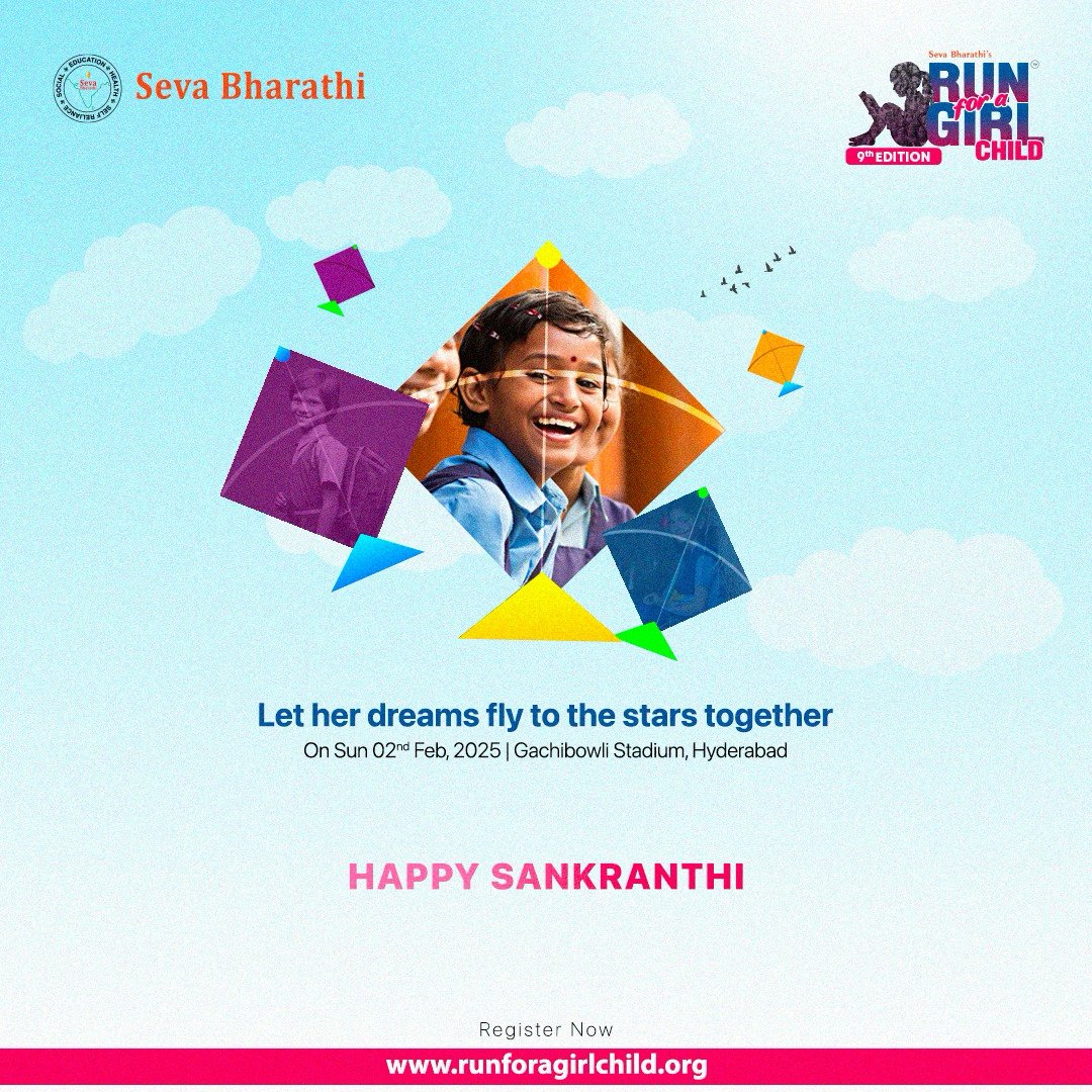 sevabharathitg's tweet photo. #HappySankranti – Let’s #Celebrate the season of #Joy by spreading smiles & creating opportunities for a brighter future!
📌👉: https://t.co/aI1e4n12de
✅ 𝐇𝐚𝐩𝐩𝐲 𝐏𝐨𝐧𝐠𝐚𝐥𝟐𝟎𝟐𝟓🌾🔥🔴🪁🙏
#RunForAGirlChild #SevaBharathi #RFGC9 #EmpowerHerDreams #LetHerFly #HappyPongal https://t.co/c1C6vyFa88