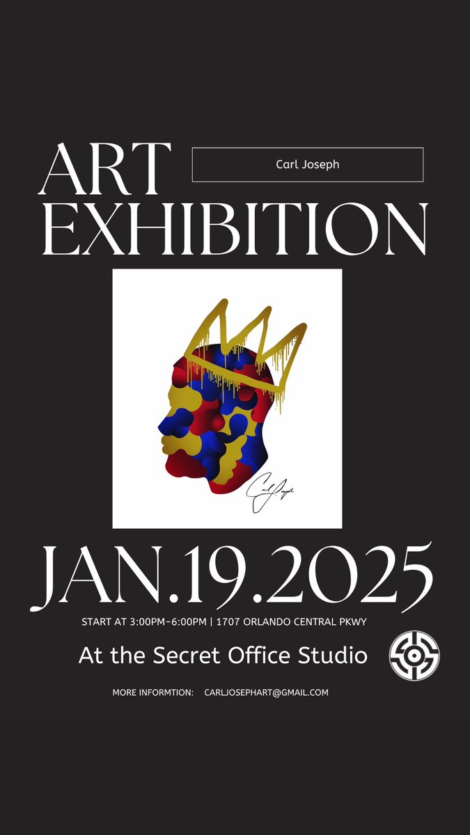 Come out to my solo art exhibition this Sunday January 19th 2025