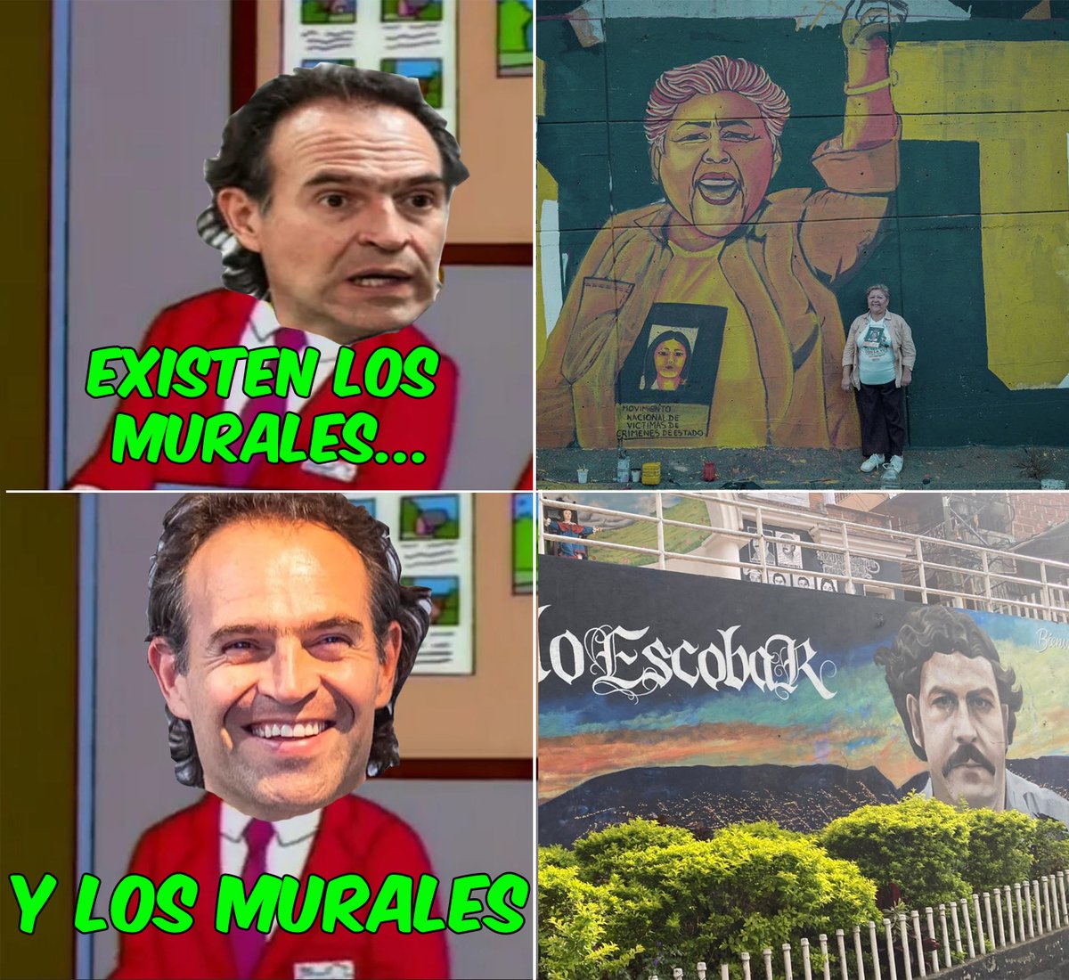 Fico Gutiérrez y los murales... 🤔