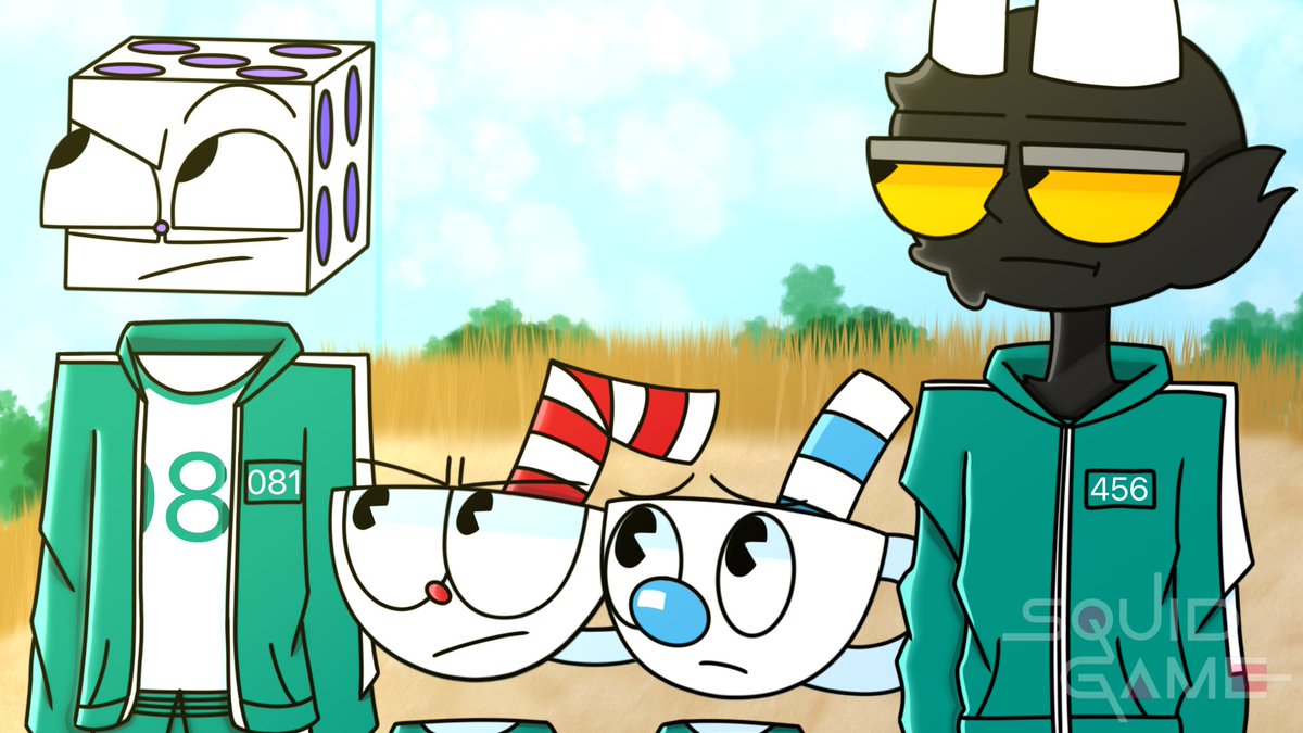 hershia5's tweet photo. Uhhh remembered this existed LMAOO

[#cuphead #SquidGame] https://t.co/vm5s0Tmld7