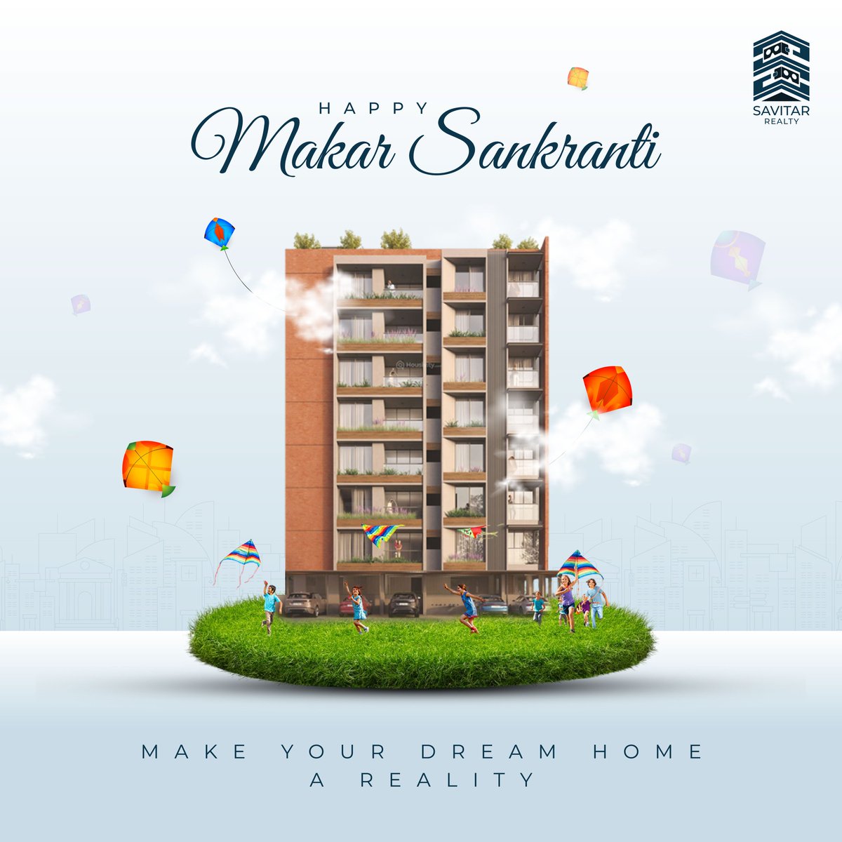 Savitarrealty's tweet photo. "🌞 This Makar Sankranti, let your dreams soar as high as the kites in the sky! 🪁
With Savitar Realty, turn your dream of owning a home into reality. 🏠

📞 Contact us at: +91 93275 75729
📧 Email: info@savitarrealty.com
🌐 Visit us: https://t.co/4HvR0QrfUQ

#HappyMakarSankranti https://t.co/D1AiQ6a50r