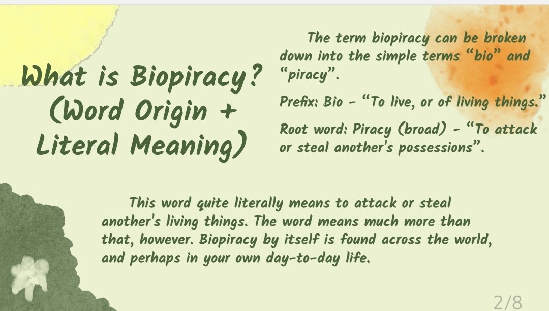RobynsPath's tweet photo. My son did his culminating task on BIOPIRACY.

Don't know what it is?  Please take a look and comment on this post so he can see what you have to say.

Thank you. 1/2

#indigenous #biopiracy #colonialism #postcolonialismtheory #socialjustice #socialjusticeeducation https://t.co/TObzFZgo2r