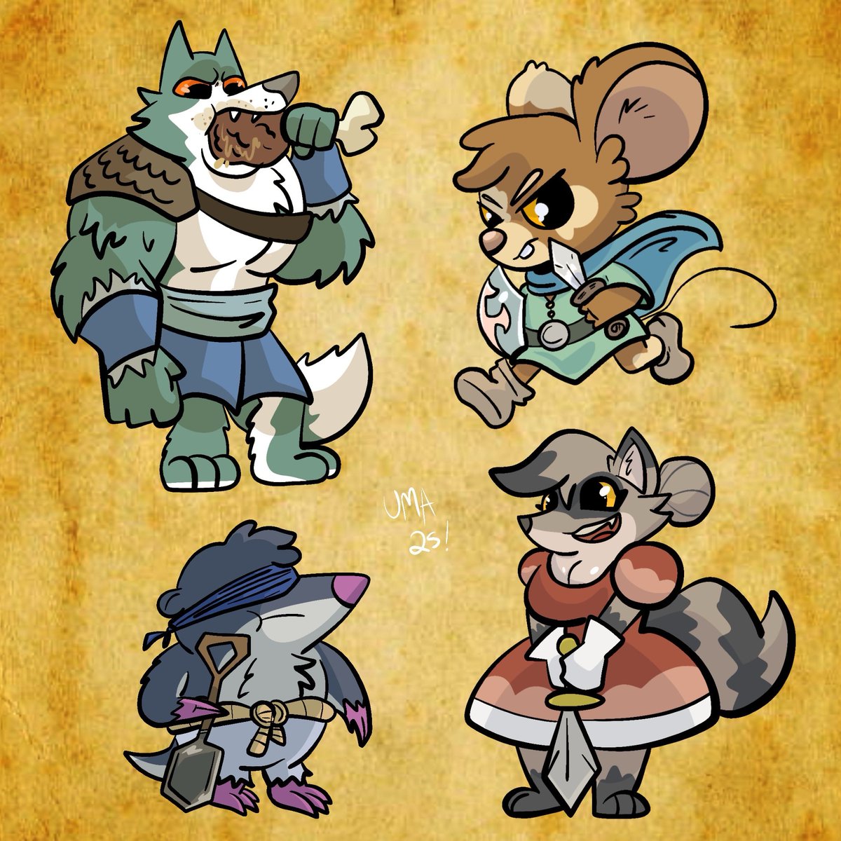 ultra_mellow's tweet image. Some character concepts. Possibly for a future story!
#characters #characterdesign #digitalart