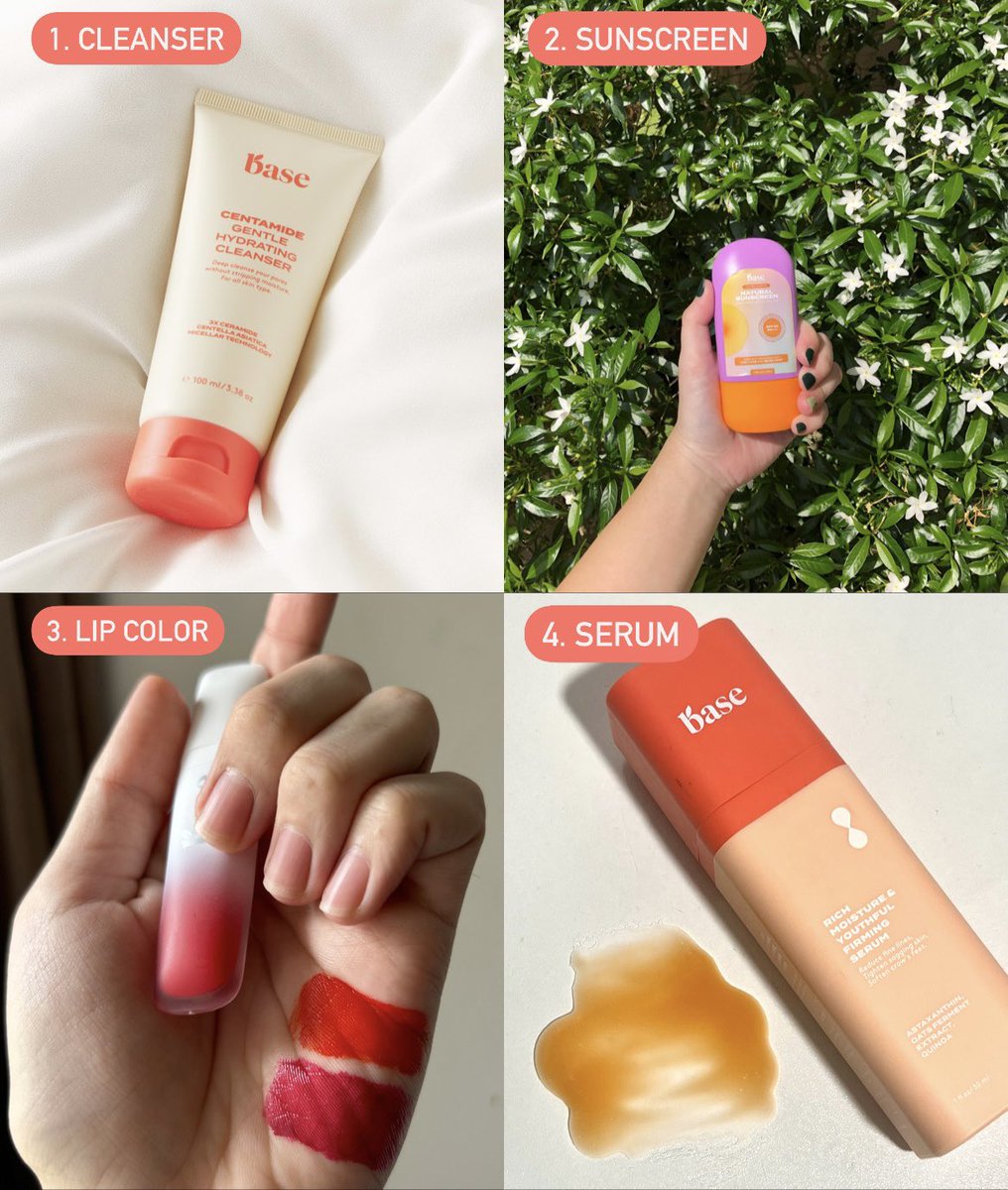 itsmybase's tweet photo. Drop foto 4 product dari brand apapun yang kamu pake sesuai 4 step skincare dibawah 👀✨

It’s #SelasaCerita segment! 👀
(will giveaway free product for the choosen)

#racuninskincare #racuninmakeup #itsmybase https://t.co/X3m2z6oy3c