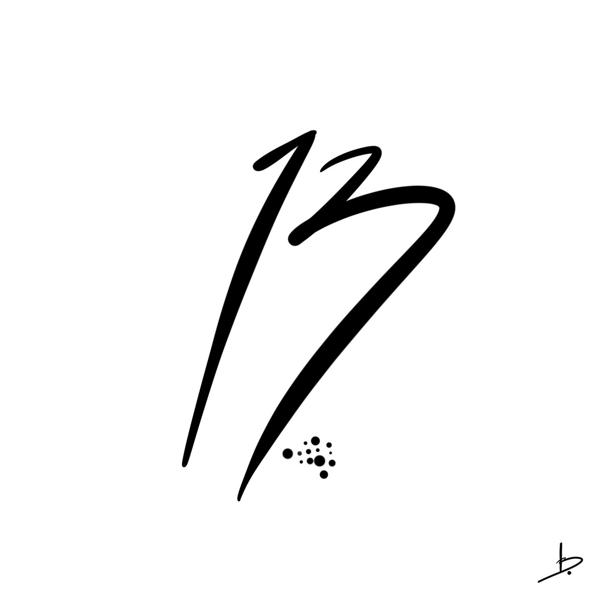 BnotedX's tweet image. It’s just a number. #Thirteen