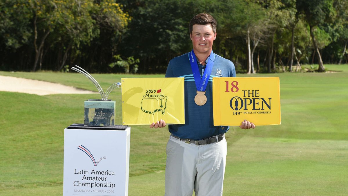 Los últimos cuatro campeones del <a href="/LAAC_Golf/">Latin America Amateur Championship</a>. 🔙🏆

🇲🇽 <a href="/DelafuenteGolf/">delafuente_golf</a> 2024
🇦🇷 <a href="/MateofdeoMateo/">Mateo Fernandez de Oliveira</a> 2023
🇰🇾 Aaron Jarvis 2022
🇦🇷 Abel Gallegos 2020