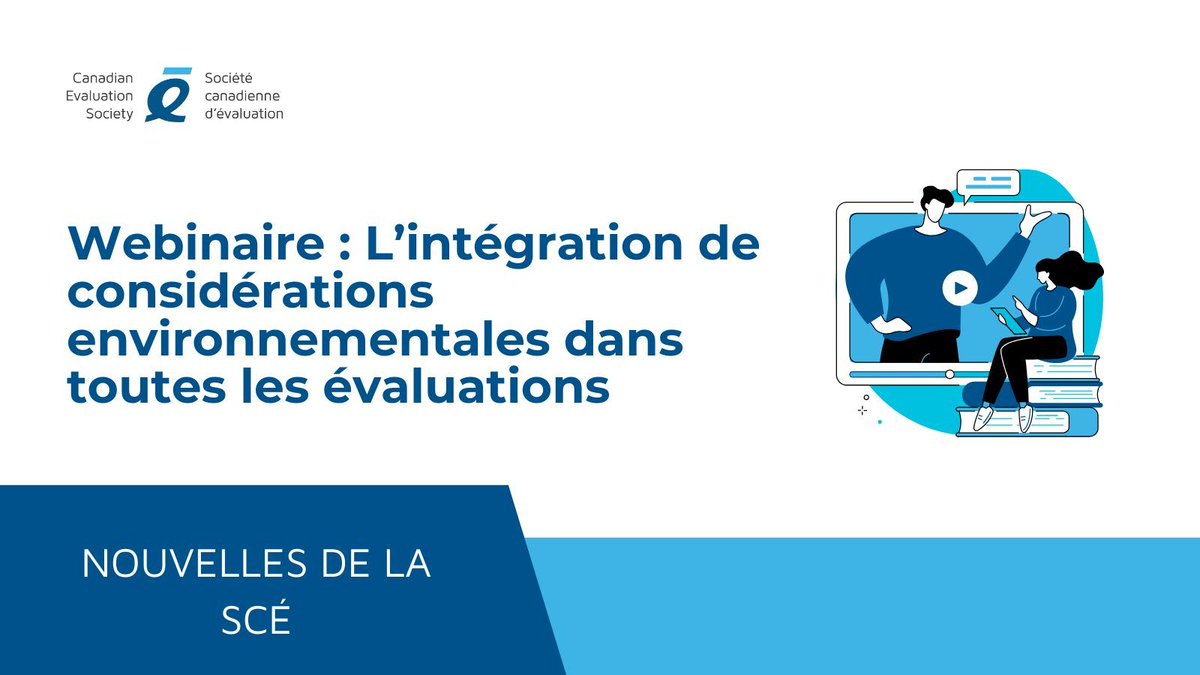 L’intégration de considérations environnementales dans
toutes les évaluations 

Rejoignez-nous pour une session intéressante sur l'intégration de la durabilité environnementale dans les pratiques d'évaluation.
buff.ly/425Xe2O