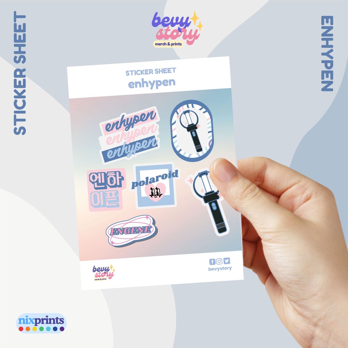 BevyStory's tweet photo. Stick, share, and shine with the Kpop stickers for #BTS #Enhypen and #TWICE
Now avail na din sa #ShopeePH #stickersheet #waterproofsticker

🍊https://t.co/alrlqxQCLm https://t.co/kRa13RYtXZ
