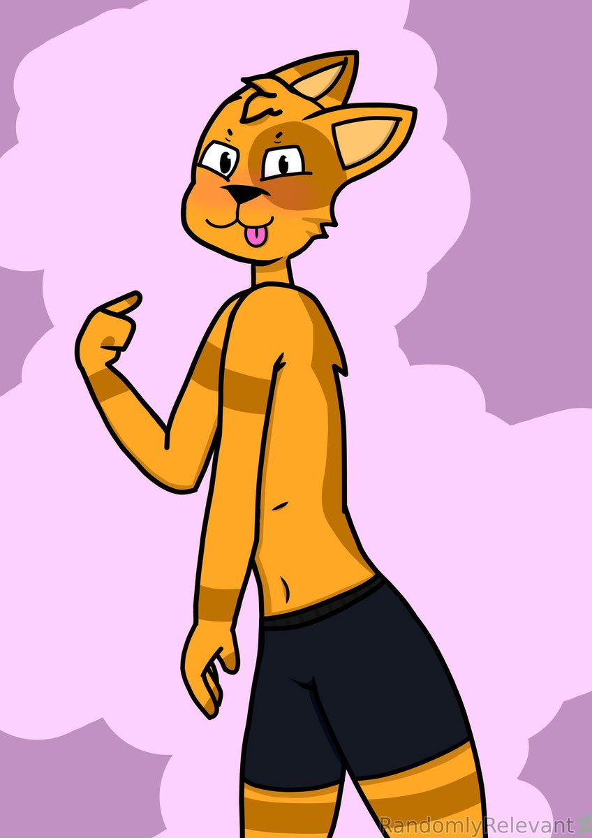 Cute Femboy Fox boy tickled. Not suuuper proud of this one, as much as I was with Milk's tickling, but well, what is drawn is drawn.