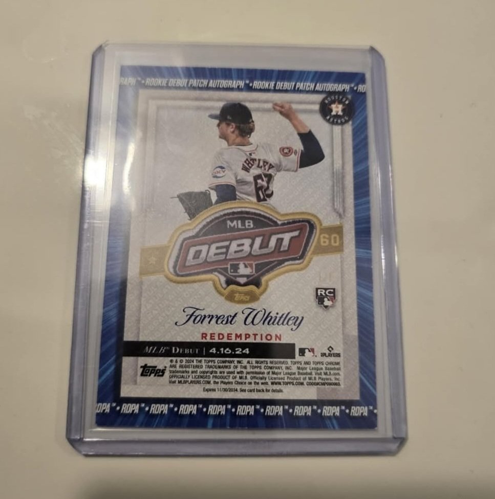 bowman1of1's tweet photo. @Tp35Cards @CardPurchaser Pulled by sbsportscollectibles (IG)
Shared GrassWaterer16 (Reddit)
#mlbdebutpatch (191/251) https://t.co/7nHrJYLZUg