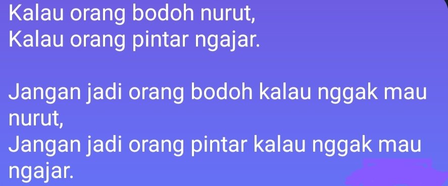 irwankusuma's tweet photo. Ada yang ingat ini quote dari siapa? https://t.co/M6HeyL8FxV