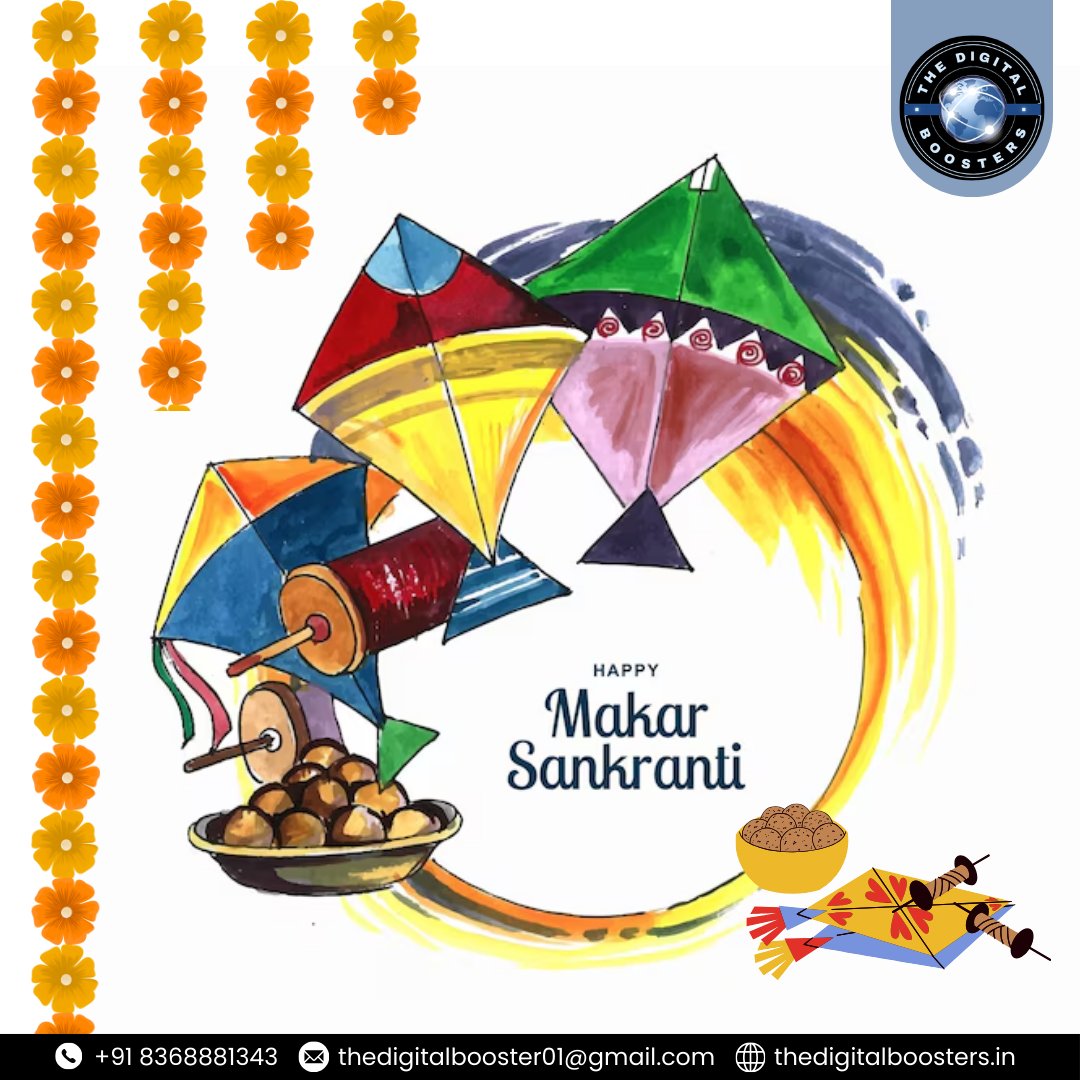 digitalboosters's tweet photo. मकर संक्रांति का पावन त्योहार लाए आपके जीवन में नई उमंग और खुशियाँ अपार.
शुभ संक्रांति!  #makarsankranti_मकर_संक्रांति #makarsankranti2025 #makarsankranti #14january2025 #tdb #thedigitalboosters https://t.co/m0KQveyUGJ