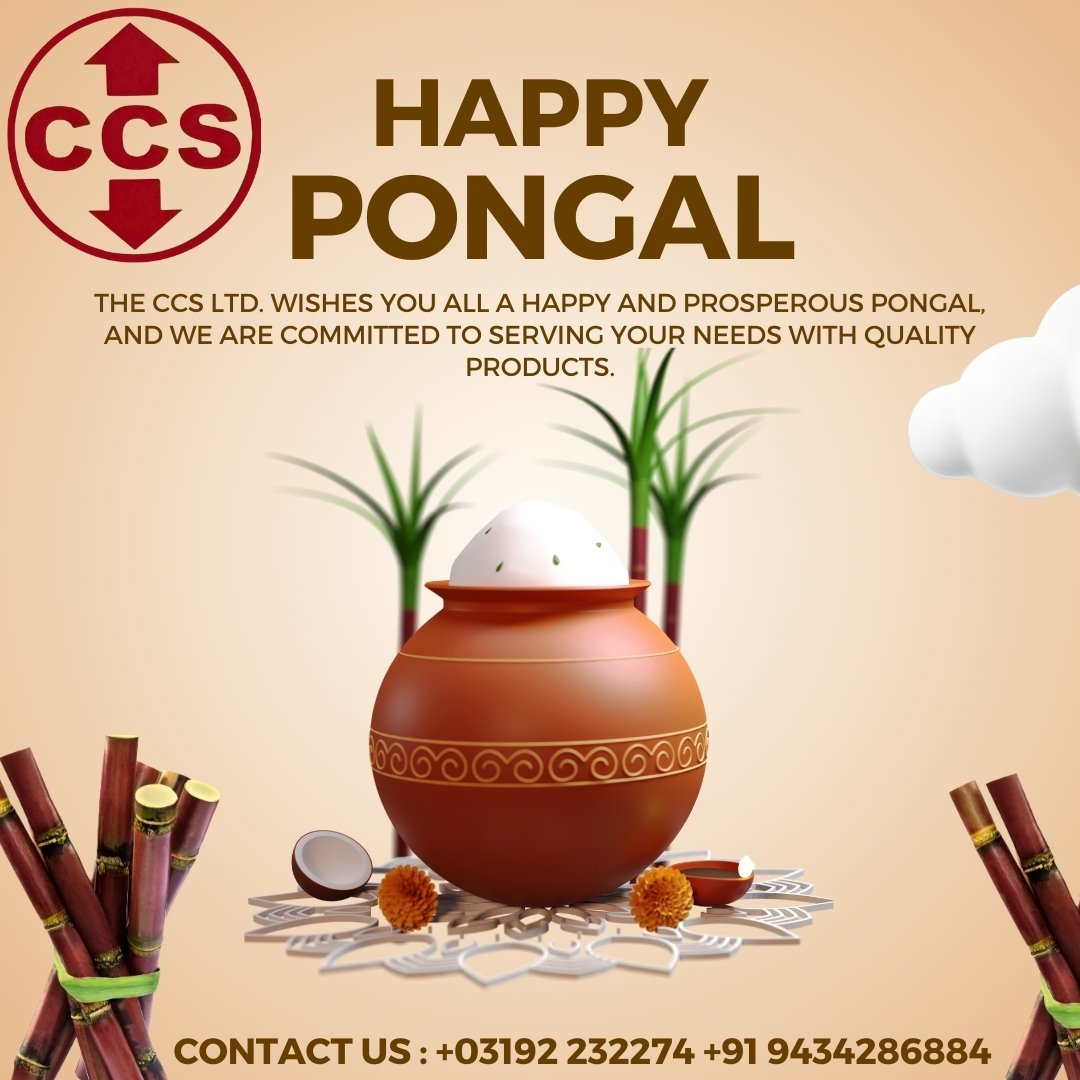 TheCCSLtd's tweet photo. Wishing you a Pongal overflowing with sweetness and joy! May the warmth of the sun and the blessings of the harvest fill your lives with happiness and prosperity. Happy Pongal! ☀️🌾✨ 
#Pongal2025 #HappyPongal #FestivalOfHarvest #CCS #ConsumerCooperativeStores #CommunityTogether https://t.co/tskcdU2hcU