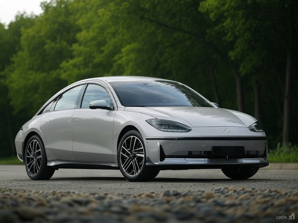 TRADER007__'s tweet photo. Hyundai Ioniq 6 N:  "An exciting addition to Hyundai's lineup, promising high performance in an electric format for 2025. Performance meets electrification with the Hyundai Ioniq 6 N. Ready to race, the green way! #HyundaiIoniq6N #ElectricPerformance" https://t.co/pfMOy7YL6x