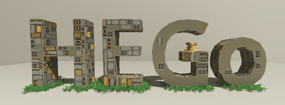 After a long time, another progress update on #Houdini Engine in #GodotEngine 

Geo can now be fetched from Houdini in a recursively split dictionary - in this case based on materials for the sci-fi panels - could be anything though(collisions, LODs etc).

Getting really close to