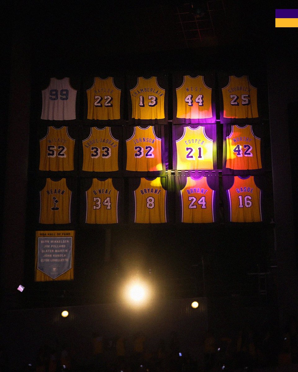 Michael Cooper: Los Angeles born, raised, and immortalized. Welcome to the rafters, Coop.