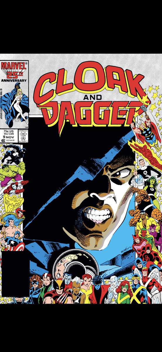 BrakeforDreams's tweet photo. #comicbeforebed Cloak and Dagger No. 9, November, 1986. Dagger’s acrobatic skills help get at the circus, Mayhem flees, and Cloak whisks Dagger away. 🎪😲😐 #CloakandDagger #MarvelComics #MarvelUnlimited @MarvelComicsHQ @MarvelUnlimited https://t.co/PLLLGqNQEv
