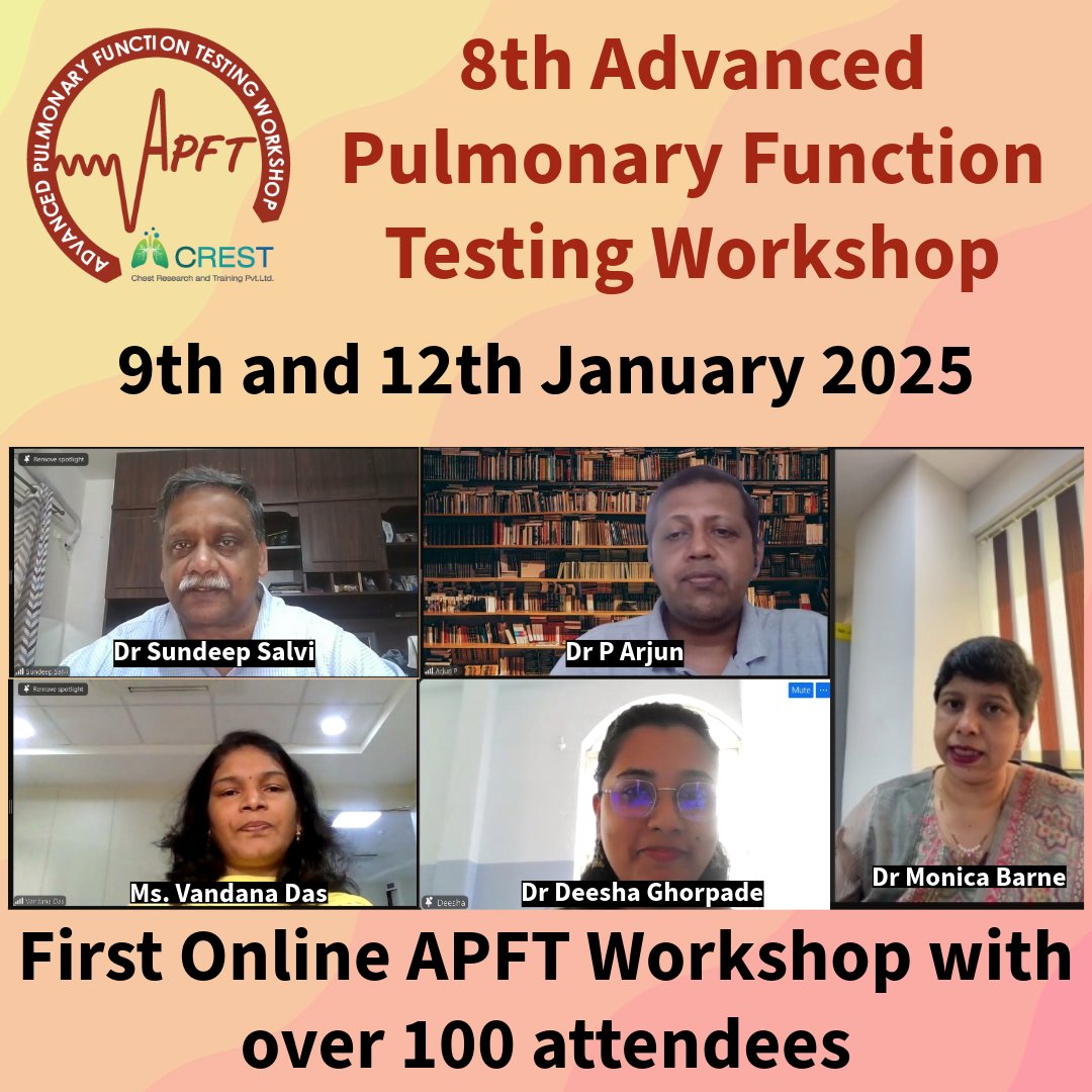 Chest Research and Training Pvt Ltd tweet media