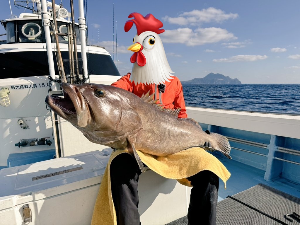 同行のシーキチンさんが20kgのアラ揚げた！！トカラやばすぎる！！！