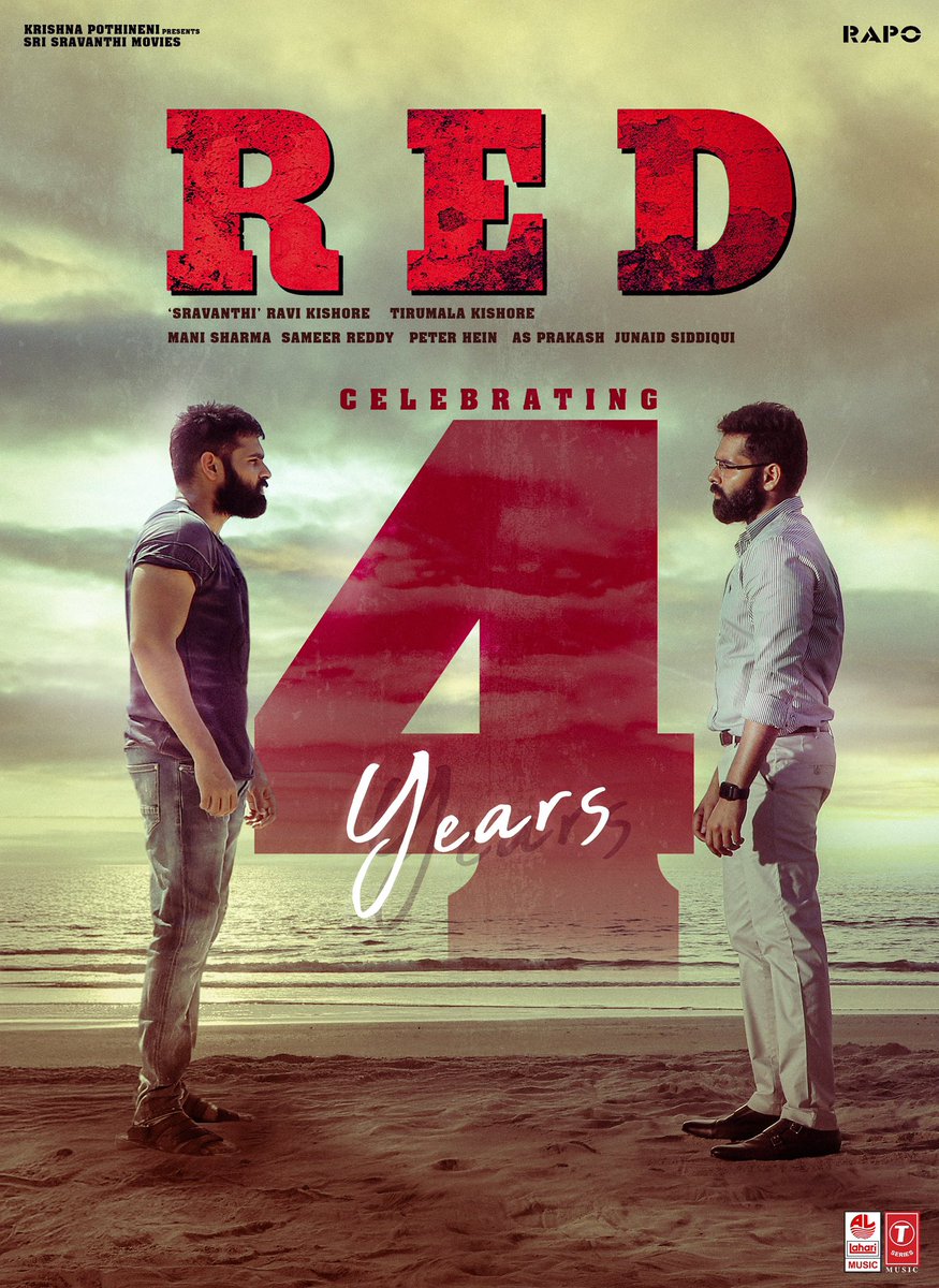 ursniresh's tweet photo. #4YearsForRED
@ramsayz
#RAPO @Nivetha_Tweets @ImMalvikaSharma @Actor_Amritha @DirKishoreoffl @SravanthiMovies #SravanthiRaviKishore #Manisharma @LahariMusic https://t.co/H8S9Ko2avg