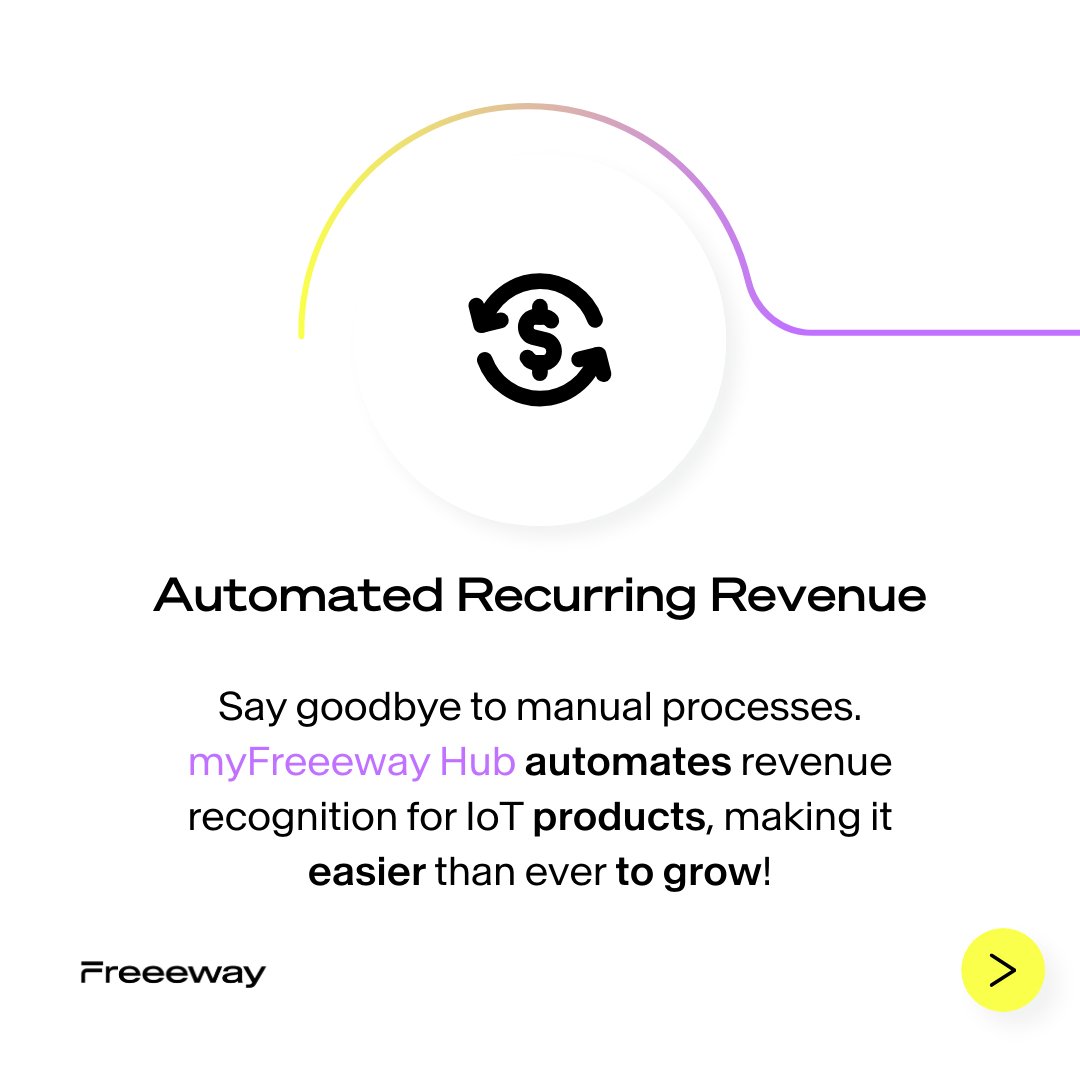 FreeewayIoT's tweet image. Meet myFreeeway Hub for smart device resellers & installers 🌐
💌 us at contact@freeeway.com
#IoT #FlatRate #software #subscriptions #InternetofThings